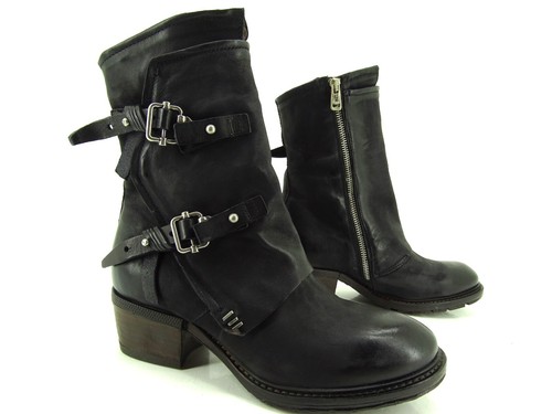 A.S.98 AS98 Maïs Cowboy Chaussures Motard Bottes Bottines Taille 39 Royaume-Uni - Photo 2 sur 11