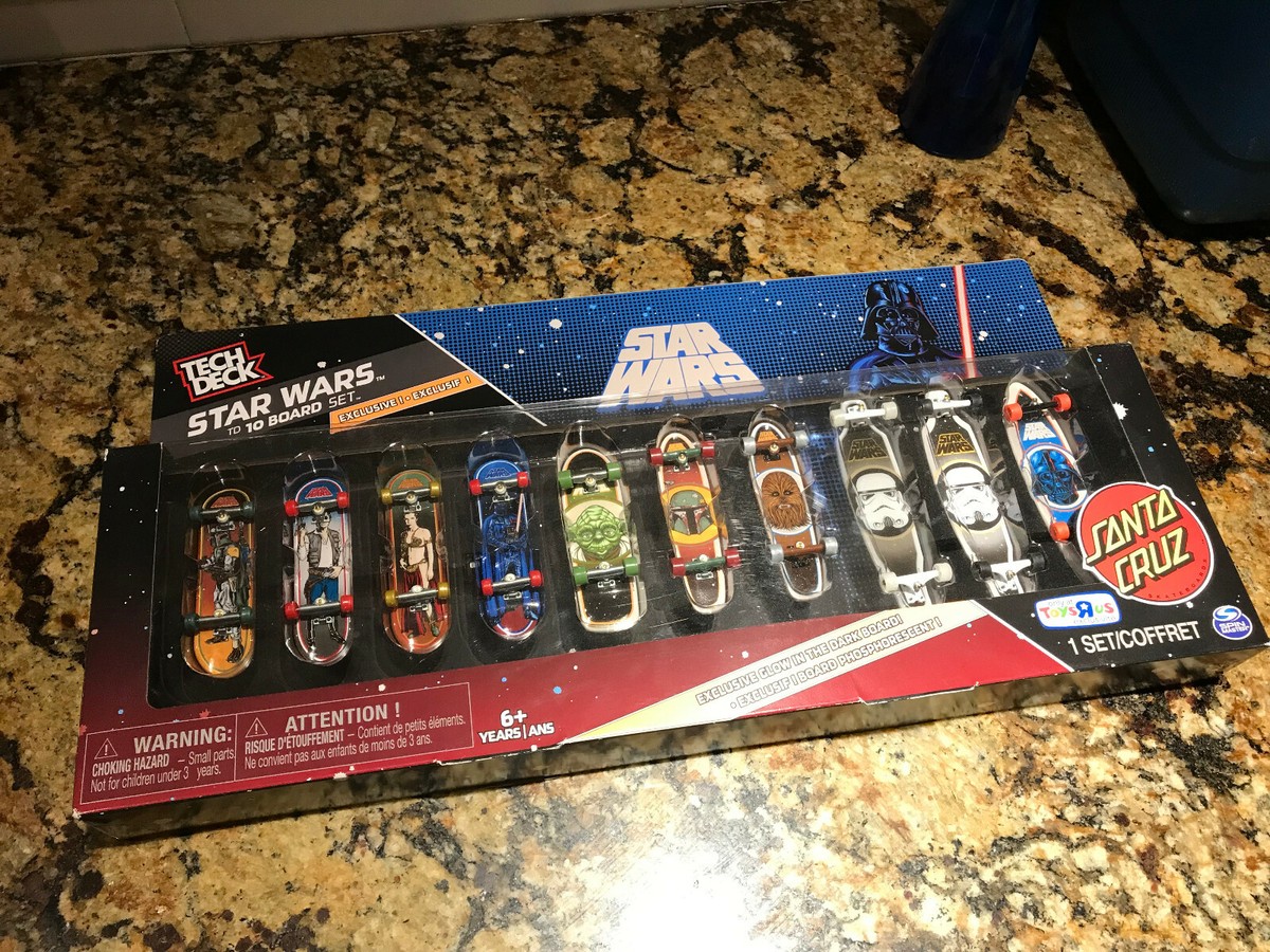 Star Wars Tech Deck Collectors Set Santa Cruz Toys R Us 10 Boards