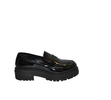 New M By Bruno Magli Sienna Penny Loafer Leather Black Size 10 M DD382