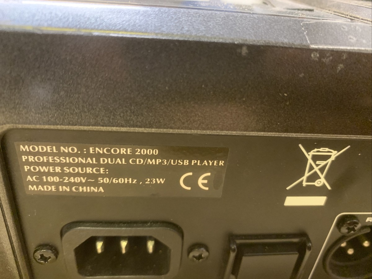 American Audio Encore 2000 2-Channel CD/MP3/MIDI DJ Controller