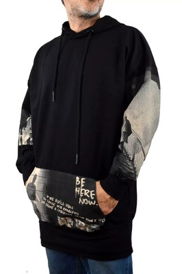Medicine New Graffiti Black Be here Now ART Comfort Hoodie = Change S