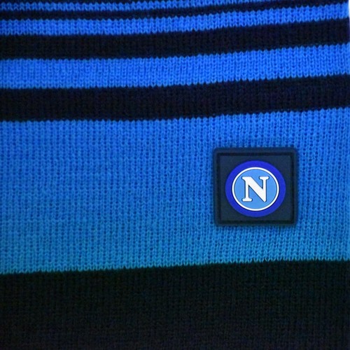 SCALDACOLLO A RIGHE LOGO SSC NAPOLI CALCIO PRODOTTO UFFICIALE DA ENZO CASTELLANO - Foto 2 di 3