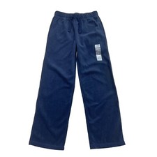 NWT Oshkosh Boys Pull on Pants Fleece Size 12 Navy Blue