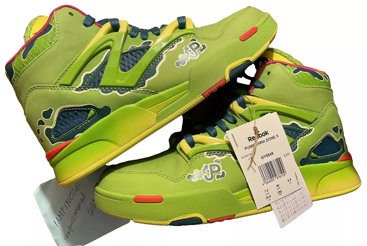 REEBOK PUMP OMNI ZONE II JURASSIC PARK SIZE 7.5