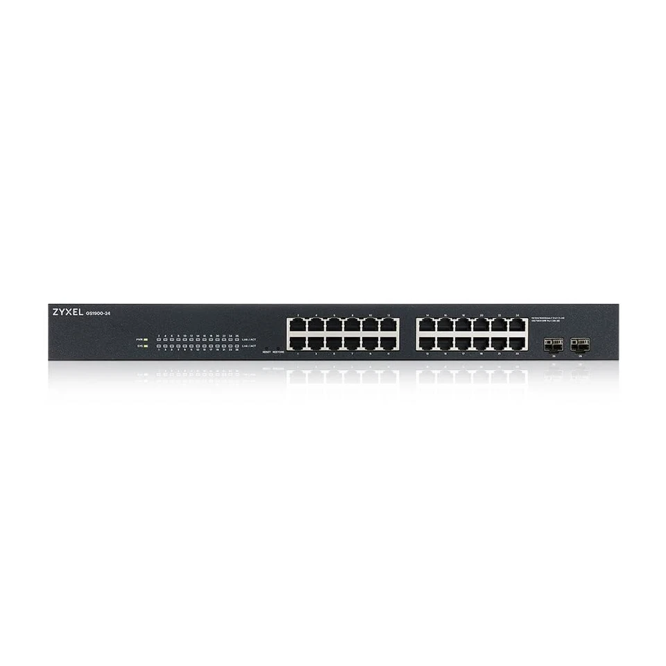 24 Port Managed Gigabit Ethernet Switch Fanless Design for Quiet Operation - Image 2 of 4