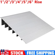 1-6" 800LBS Rise for Wheelchairs Scooters Threshold Ramp Aluminum Door Ramp New
