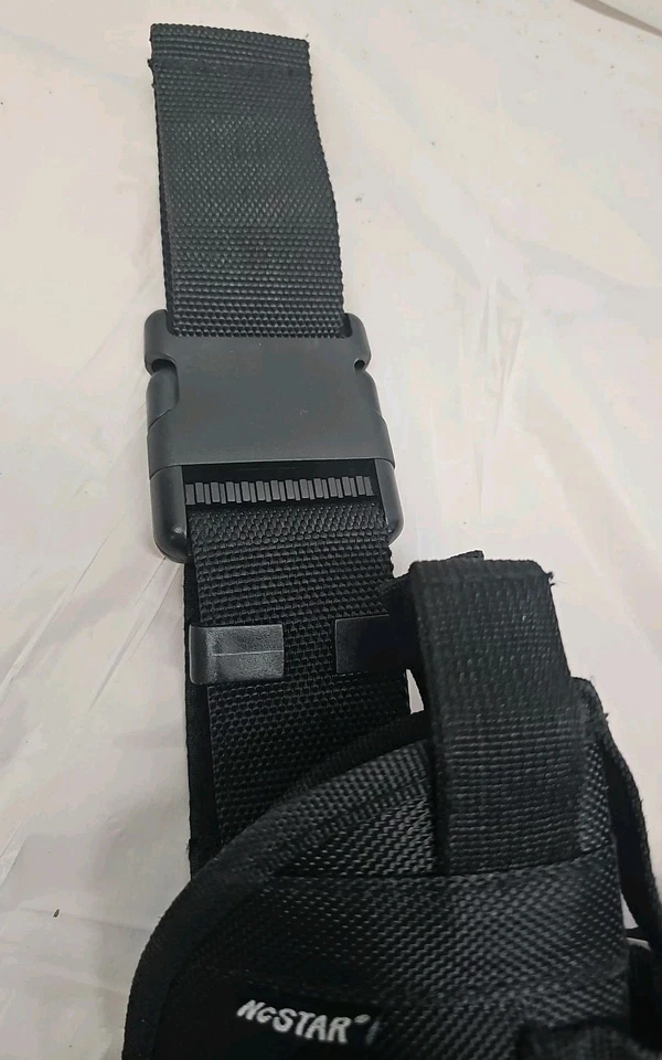 Funda para pistola NcSTAR táctica universal pierna caída - negra Foto 3 de 4
