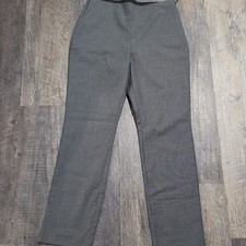Nine West Slacks Women's Size 6 Side Zip Skinny Black/White