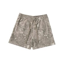 Mens Mesh Graphic Print Shorts Fashion Designer Workout Large Tree Camo Grey