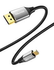 Mini DisplayPort To DisplayPort Cable 8K 60Hz 4K 240Hz 7.8 Ft Thunderbolt 2