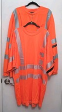 CalTrans CT Pair Work Shirts Safety Orange Hi Vis Short/Long Sleeves CALPIA 4XL