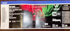 Iron Maiden 2/06/2026 Hanover 1st CAT. Row 9