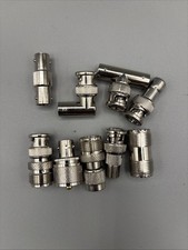 BNC Male  Female Connector Lot Of 9 Pieces NOS