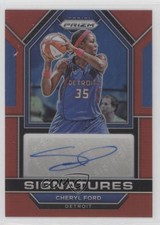 2023 Panini Prizm WNBA Signatures Red Prizm 32/99 Cheryl Ford #SG-CFD Auto 0nr3
