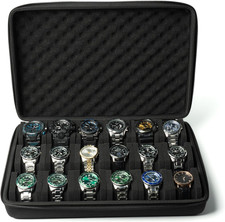 Hard Watch Case for Travel and Storage, Watch Storage Box for Display and Organi