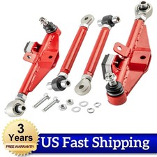 4pcs Front Lower Control Arms High Angle Tension Rods for Nissan 240SX 1989-94
