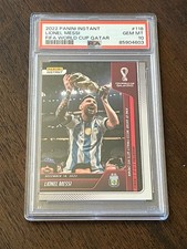 2022 Panini Instant Lionel Messi 118 FIFA World Cup Qatar /22081 PSA 10 GEM MINT