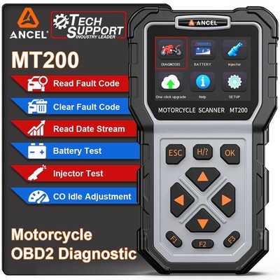 For Yamaha/Honda/Suzuki/BMW Motorcycle ALL system OBD2 Scanner Code Reader ABS