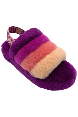 UGG Women's Fluff Yeah Slide Slipper Berrylicious