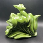 Vintage Haeger Green Leaping Deer Planter 3501