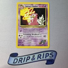 Pokemon - 60/132 - Sabrina's Slowbro - Unlimited - Gym Heroes