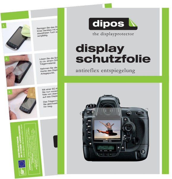 6X Schutzfolie Matt FüR Nikon D3S Displayschutzfolie Folie Display Schutz Dipos-image