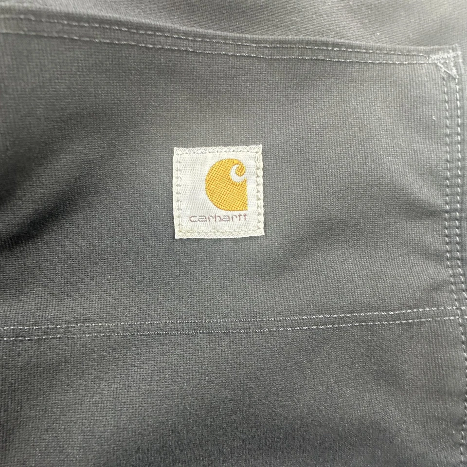 Pantalones Carhartt para mujer grandes negros ajustados utilitarios trabajo leggings elásticos Foto 4 de 4