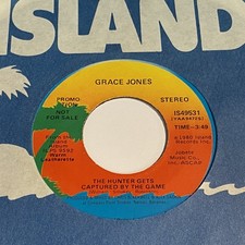 Grace Jones: The Hunter Gets Captured (Stereo) / (Mono) 45 - Island - Disco