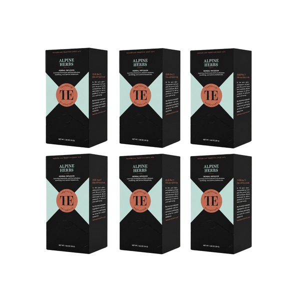Teahouse Gourmet Tea Alpine Herbs 6 X 20 X 1,75 G – KräUtertee Aus AlpenkräUtern-image