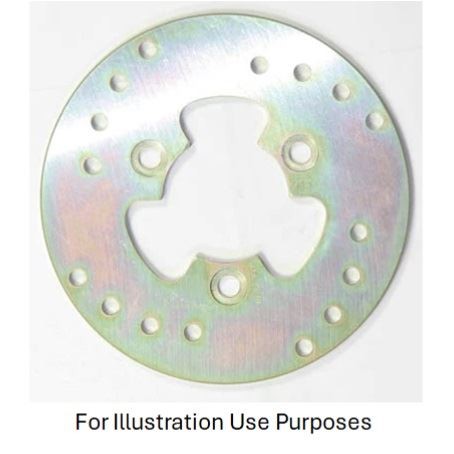 EBC Scooter Solid Front Brake Disc Front Left for Honda CH 250 F Spacy 1985-1986