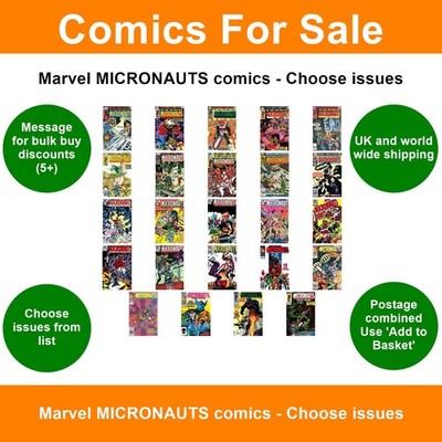 Marvel MICRONAUTS comics - Choose issues