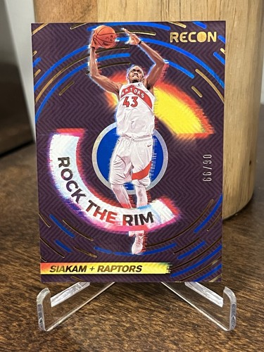2020-21 Recon Rock the Rim Blue Pascal Siakam /99 Toronto Raptors #21 - Bild 1 von 2