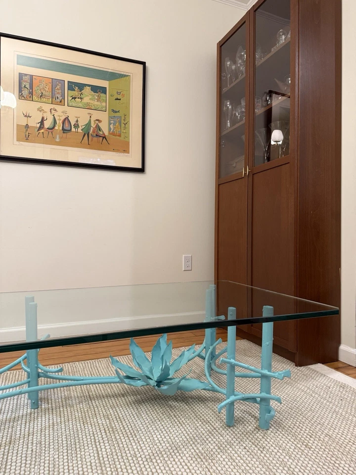 Mesa de centro Mid-Century moderna brutalista Silas Seandel Foto 2 de 4