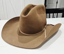 Vintage Resistol XXX Beaver Felt USA 6 7/8 W221 Cowboy Hat Western Rodeo Texas
