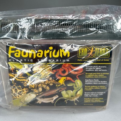 New Exo Terra Faunarium Reptile Terrarium All Purpose Small S Size 9x6.1x6.7''