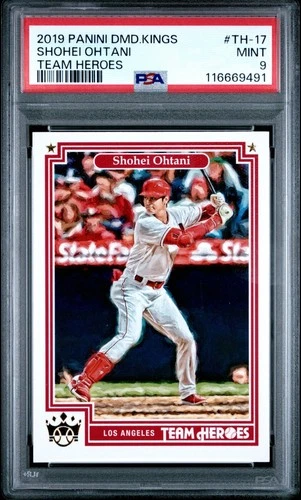 2019 Diamond Kings Shohei Ohtani LA Angels Team Heroes #TH17 PSA 9 Mt #116669491