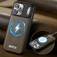 Mag Safe Leather Texture Case Cover For iPhone 17e 17 Pro Max 16 15 14 13 12 11