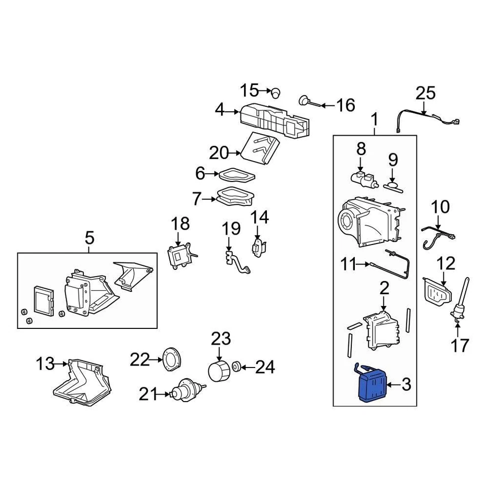 For Ford E-350 Super Duty 2000-2025 Ford 6C2Z19860C A/C Evaporator Core - Imagem 4 de 4