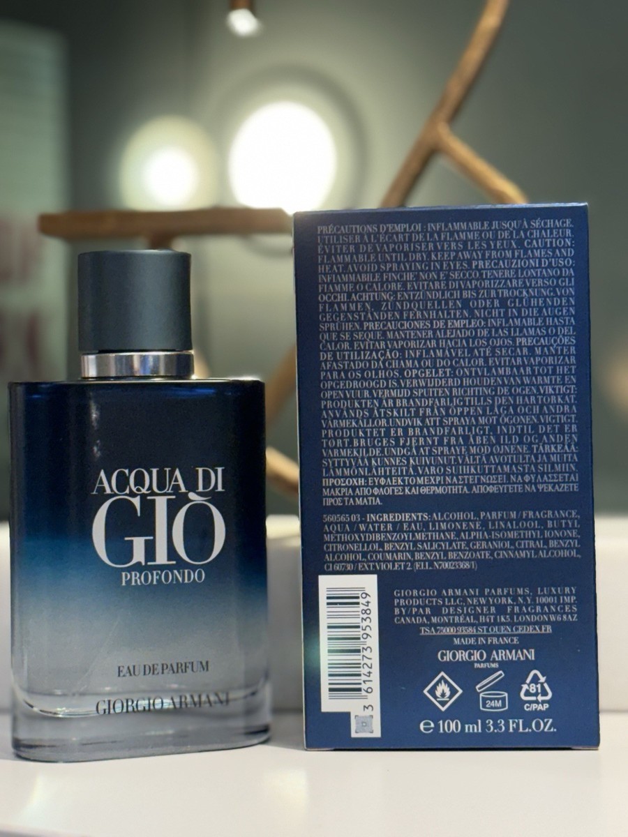 Giorgio Armani Acqua Di Gio Profondo Eau de Parfum Spray 3.3 fl oz
