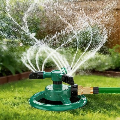 Rasensprenger 360 Grad Sprinkler,Viereckregner, Automatische Rasen Sprinkler