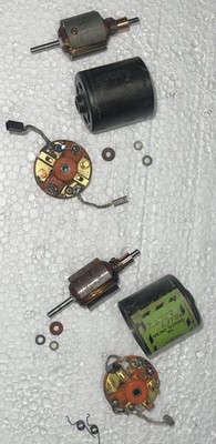Two  RC LAZER LITE ROAR Legal Wet Magnet Brushed Motors