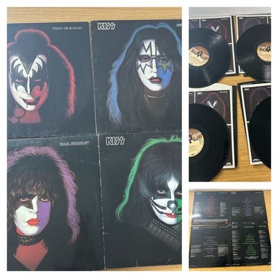 KISS - 4 Solo Albums Complete Set 1978 West Germany Original Casablanca LPs