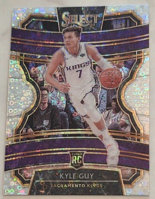 KYLE GUY 2019-20 Panini Select Concourse Disco Prizm #7 Rookie RC Kings