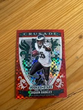 2025 Panini Rookies & Stars - Crusade Saquon Barkley #7 Red Plaid