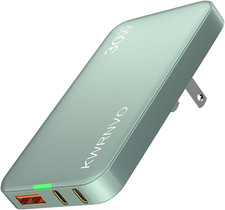 Ultra-Slim Flat USB Wall Charger with Multi Ports for Phones  Tablets 30W Gan 3