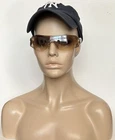 Authentic Chanel CC Logo Brown  Aviator Sunglasses