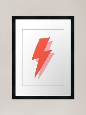 Donner gerahmter Kunstdruck gerahmtes Wandbild Poster Leinwanddruck Bild