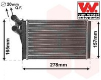 VAN Wezel 03006097 WäRmetauscher FüR Innenraumheizung HeizungsküHler