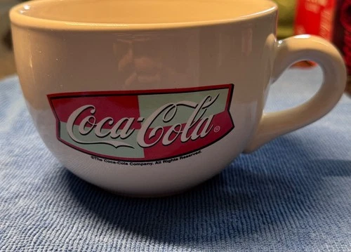 Vintage Coca-Cola branded ceramic soup mug or bowl