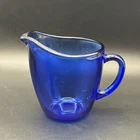 Vintage Anchor Hocking Cobalt Blue Glass Creamer